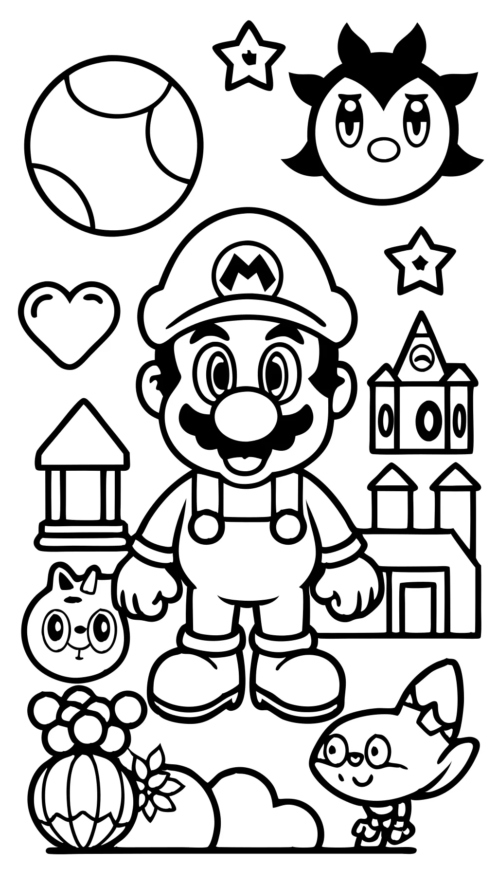 coloriage super mario bros